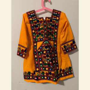 Yellow Baby Balochi 2 Piece Suit