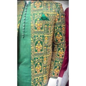 GREEN MEN PRINCE COAT