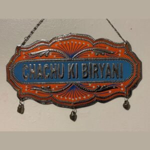 Customized hanging truck art name plates
