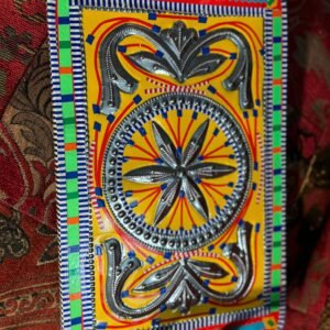 Vibrant Yellow Truck Art Decorative Serving Tray