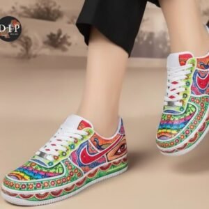 Chamak Patti Kicks: Handcrafted Pakistani Truck Art Sneakers