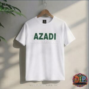 14 August Azadi Mubrak Tshirt L