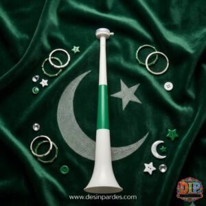 Azadi Bajja green & white