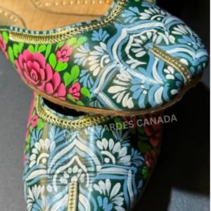 Hand-Painted Truck Art Floral Khussa 26