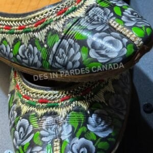 Hand-Painted Truck Art Floral Khussa 27
