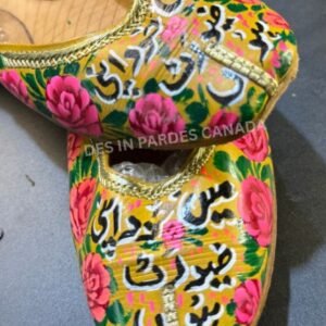 Hand-Painted Truck Art Floral Khussa 29