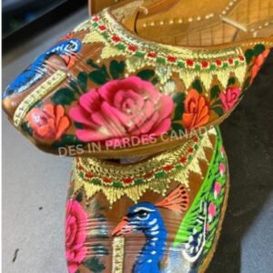 Hand-Painted Truck Art Floral Khussa 31