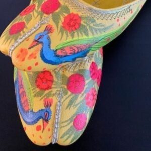 Hand-Painted Truck Art Floral Khussa 33