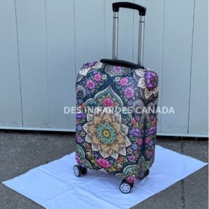 Blue Pakistani Truck Art Elastic Luggage Cover