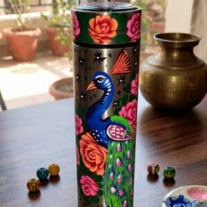 Red Floral Truck Art Stainless Steel Vacuum Flask
