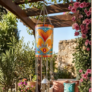 Handpainted Pakistani Truck Art Wind Chime