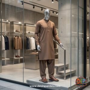 Caramel Classic Karandi Men’s Suit