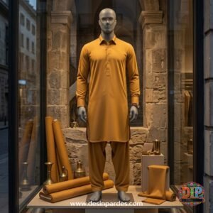 Mustard Classic Karandi Men’s Suit